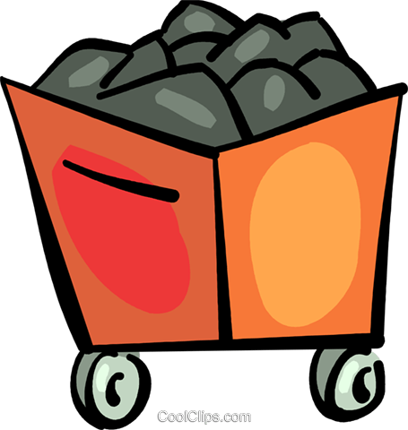 Coal - Kohle Clipart (455x480)