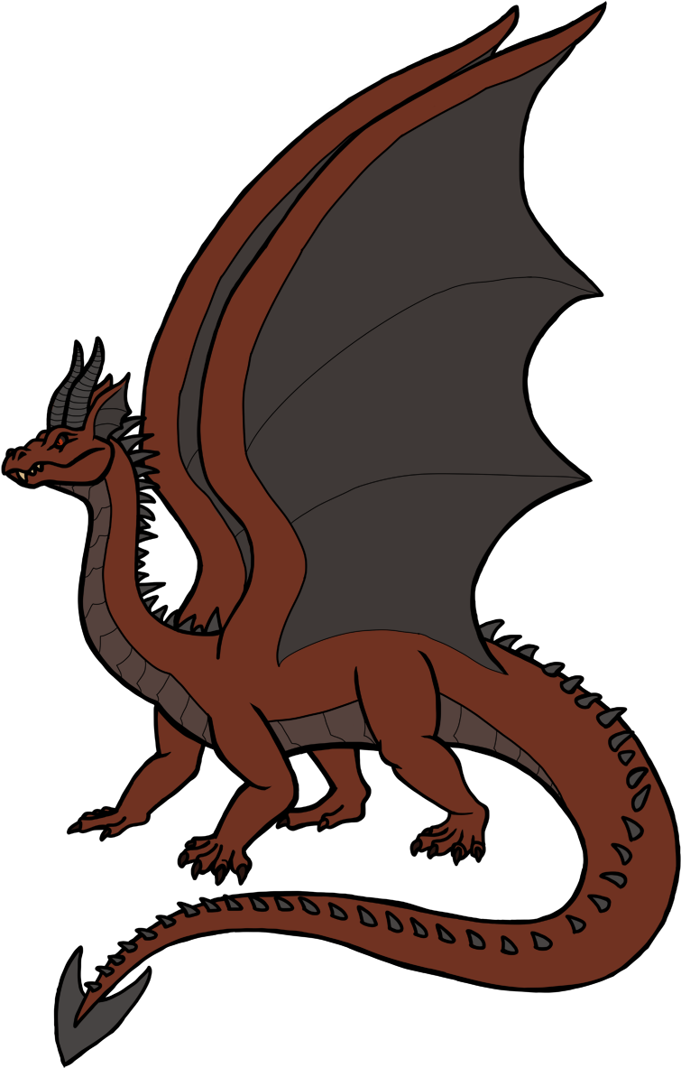 2 Serpents Dragon - Cartoon (800x1200)