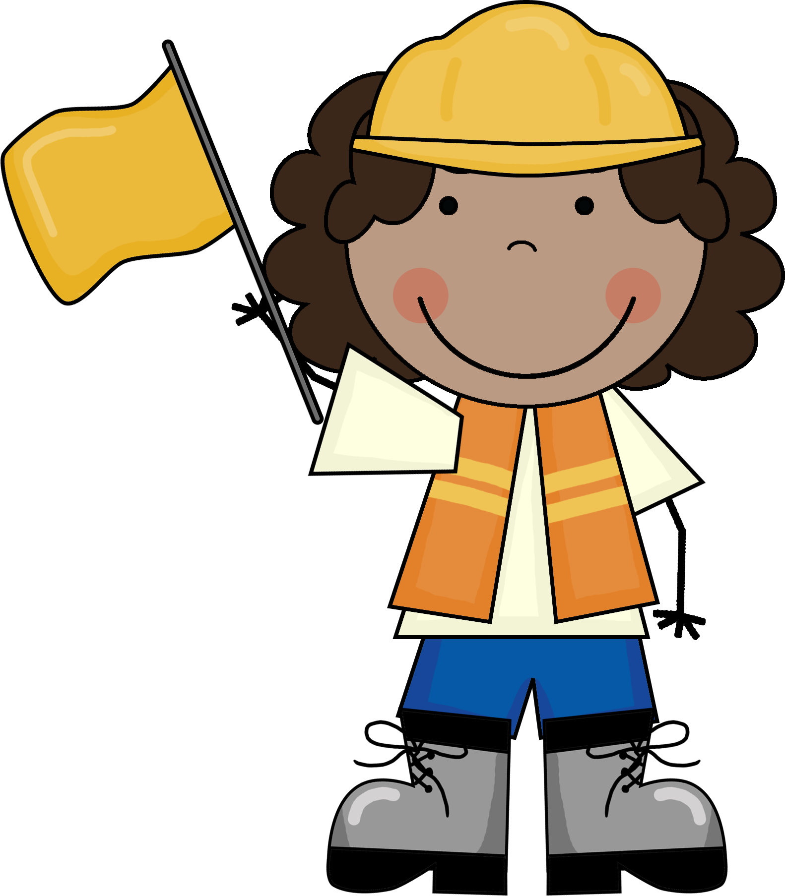 Construction Clipart Boy - Construction Clipart Boy (1582x1807)