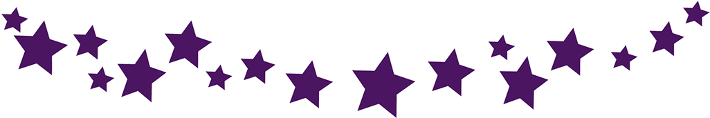 Lakeview Spring Link - Purple Stars Transparent (1061x199)