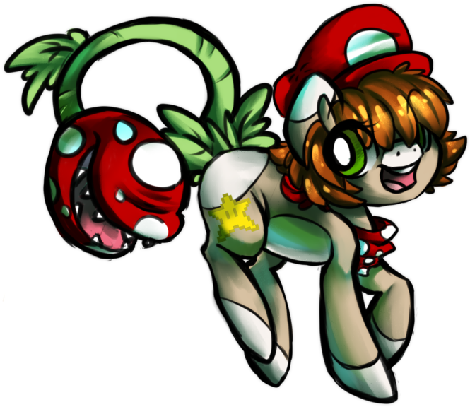 Bone Bone, Cap, Commission, Crossover, Hat, Mario's - Cartoon (683x600)