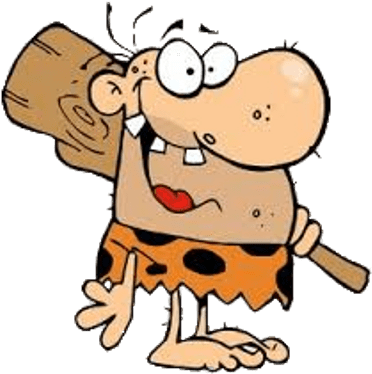 Stone Age Human Cartoon (400x400)