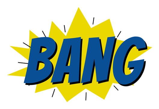 Bang Sticker - Graphic Design (528x528)