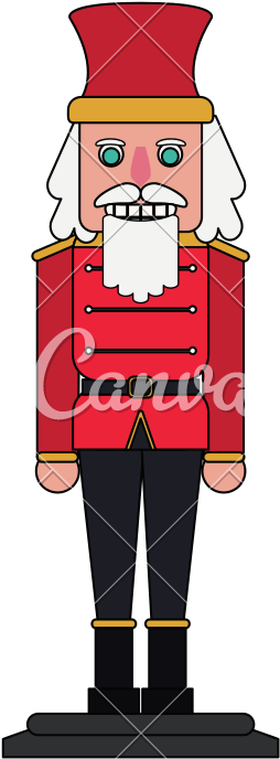 Nutcracker Army Character Icon Image Vector Illustration - Cartoon (800x800)