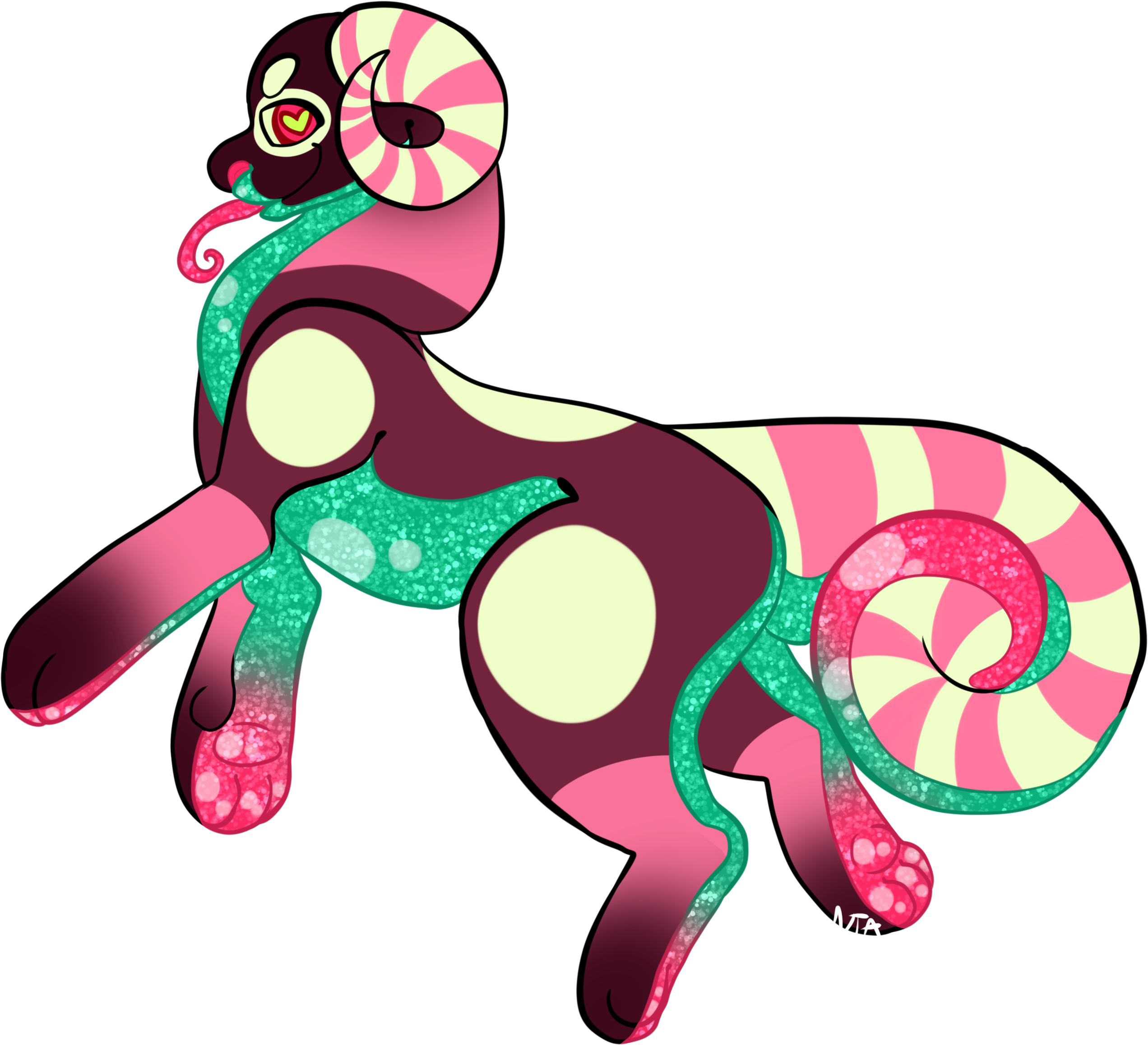 Pip Species Mascot - Cartoon (2631x2403)