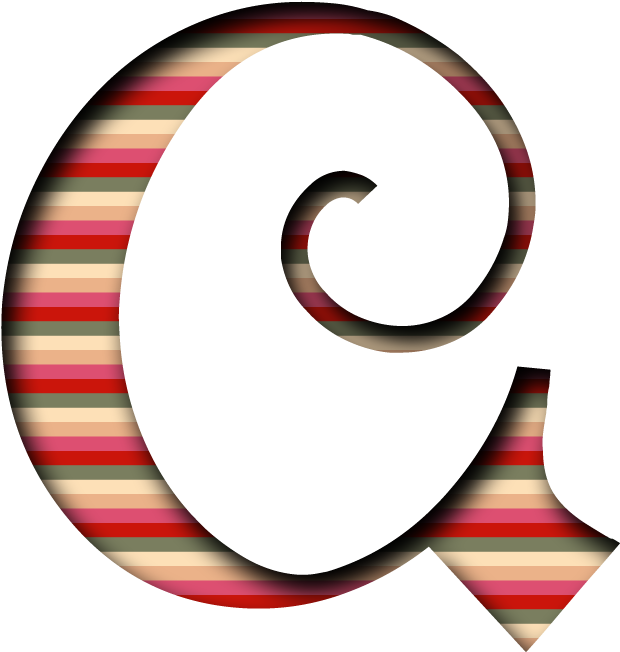 Q Letras Decoradas, Estampado, Estilos De Abecedarios, - Circle (900x900)