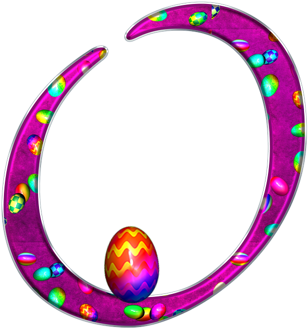 Easter Egg Letter Match Free Printable Activity For - Circle (646x720)