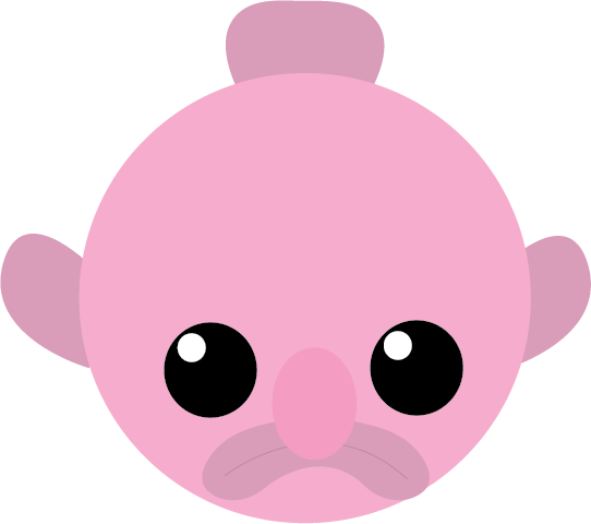 Blobfish - Cartoon (542x480)