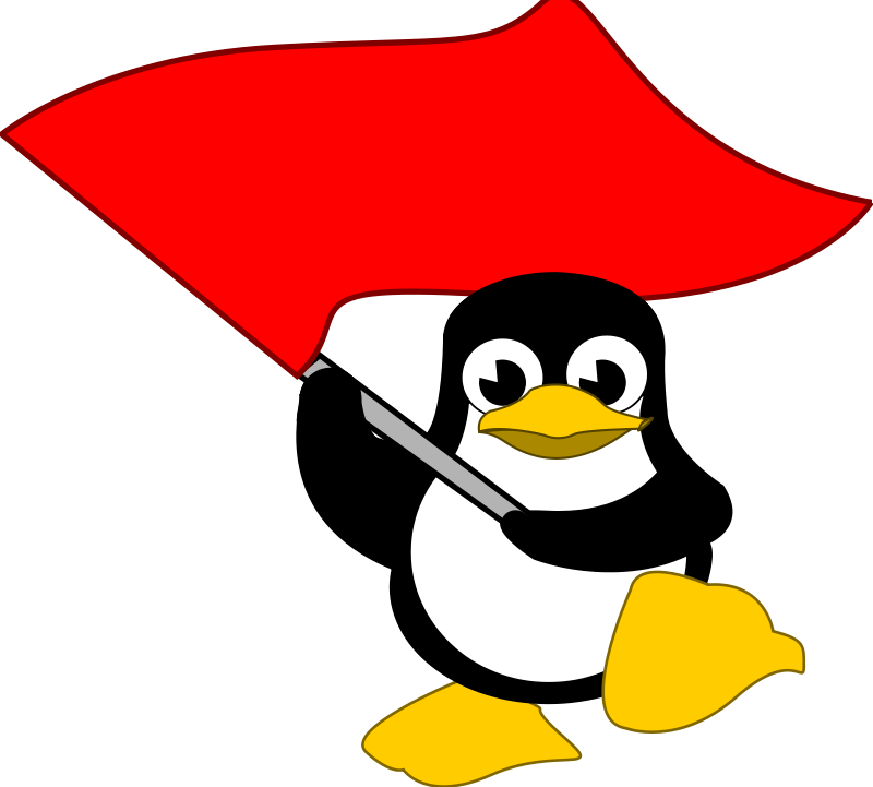 Red Flag Penguin (800x721)