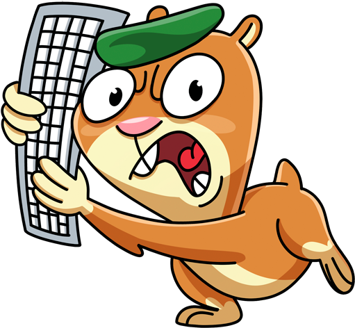 Vk Sticker Oliver - Cartoon (512x512)