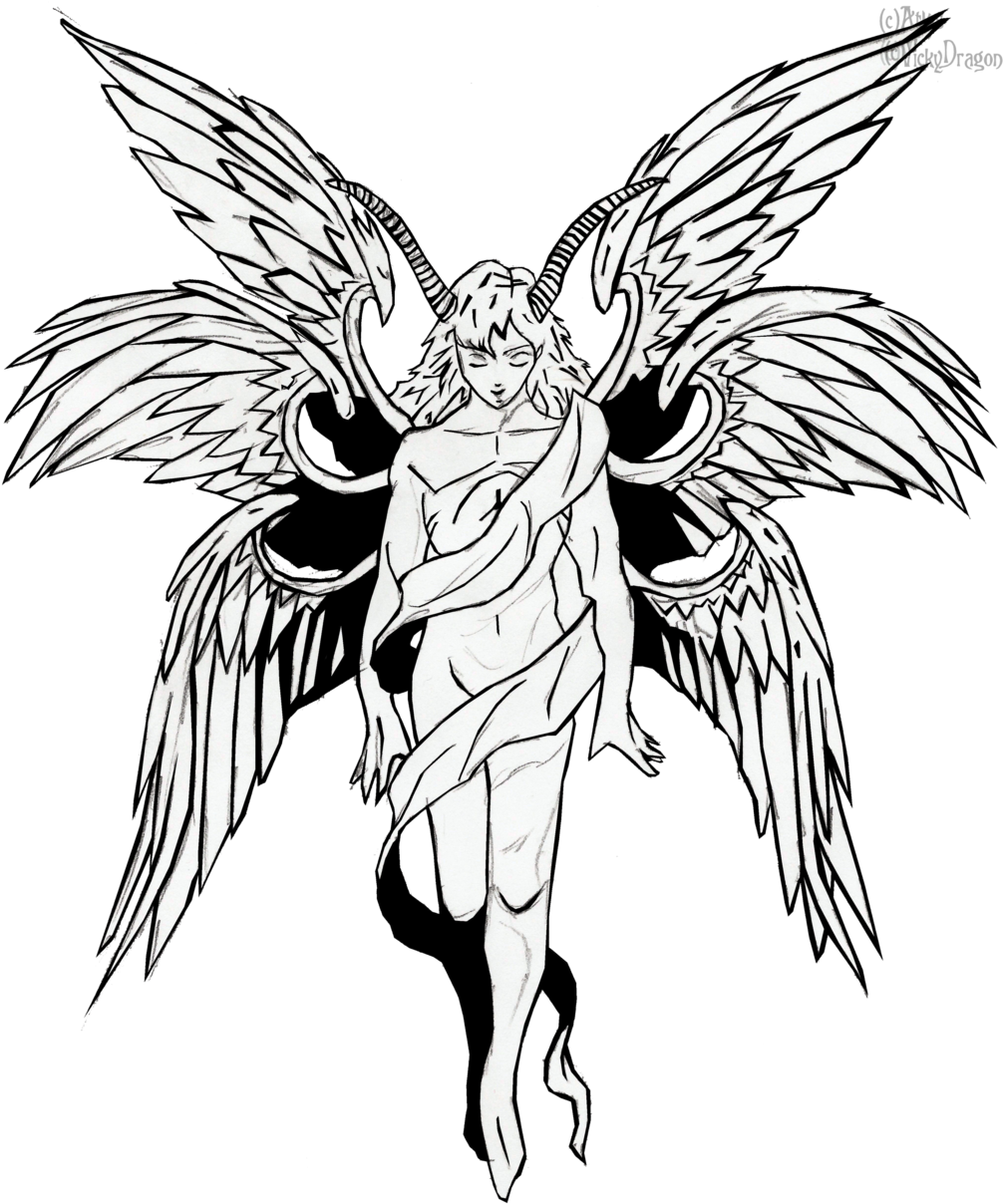 Lucifer Form Outlined By - Lucifer Form Outlined By (1024x1215)