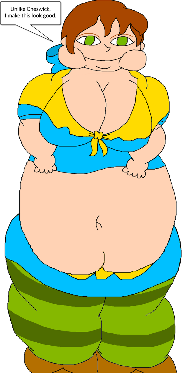 Bbw Polly By Randomname19 - Cartoon (632x1264)