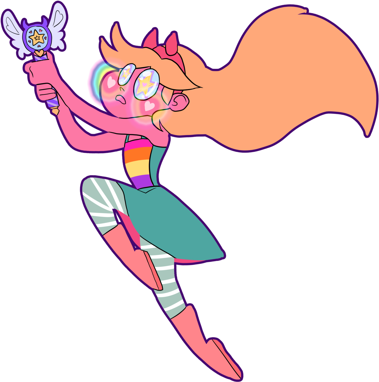 A Star Doodle - Cartoon (1280x1279)