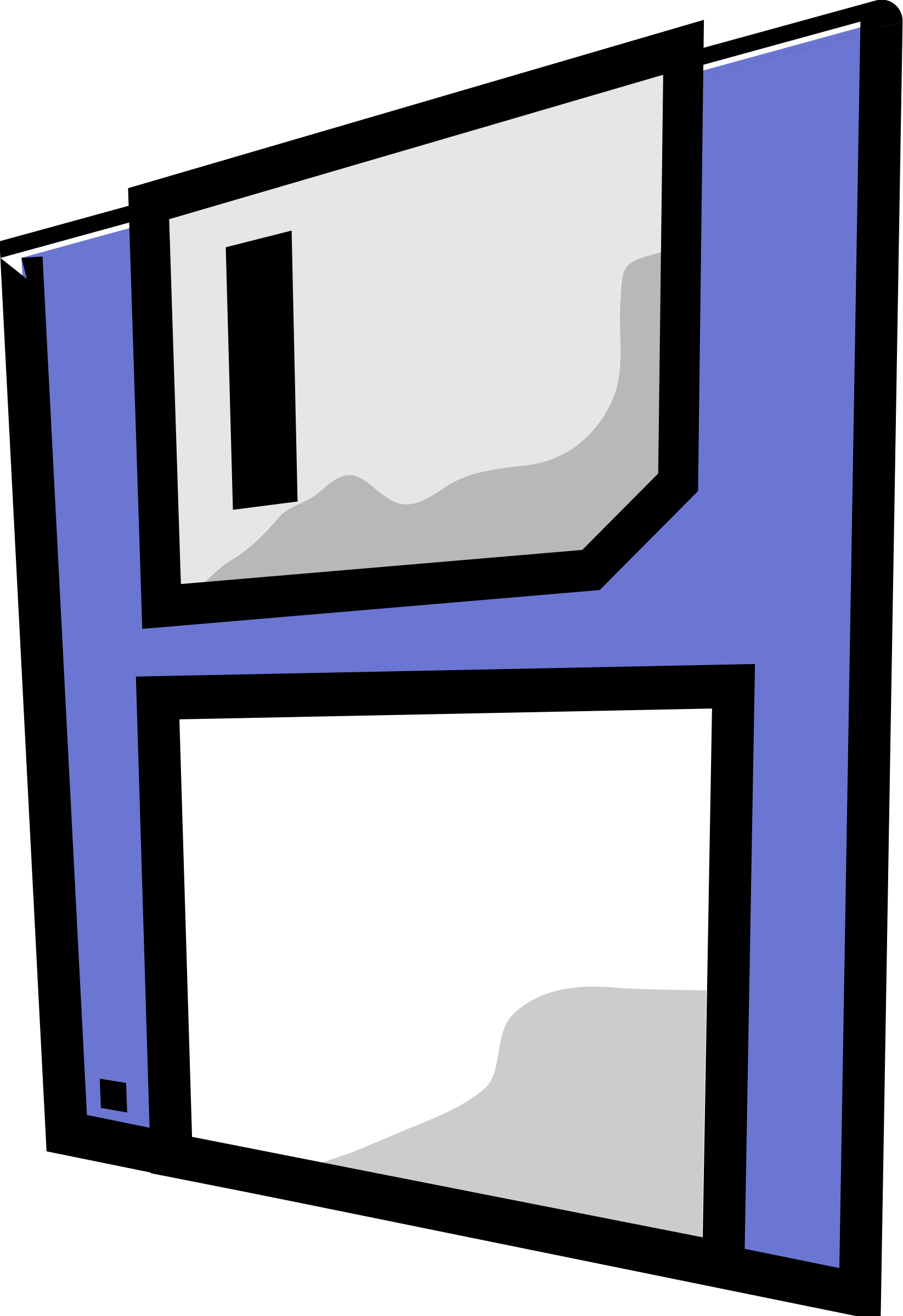 Big Image - Floppy Disk Cartoon Png (1646x2400)
