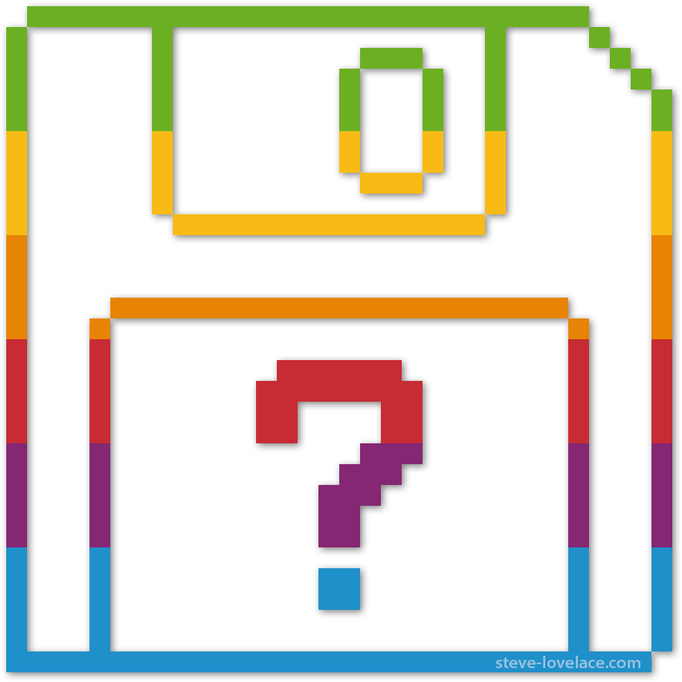 Missing Floppy Disk - Sans Blue Eye Png (1800x1080)