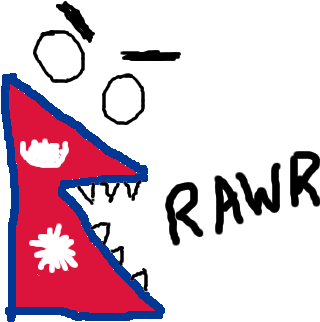 Apparently It Is Also Pretty Vicious - Nepal Rawr (350x350)