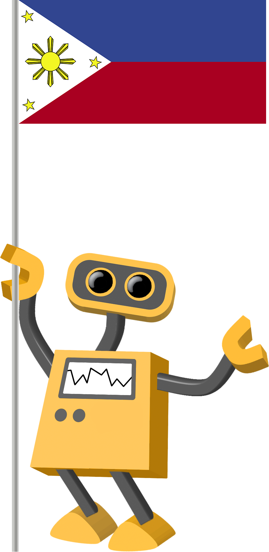Flag Bot, Philippines - Philippine Flag (926x1896)