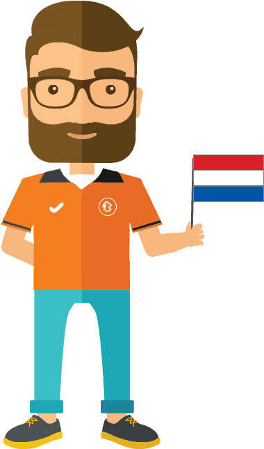 Dutching - Man With Laptop Vector (401x649)