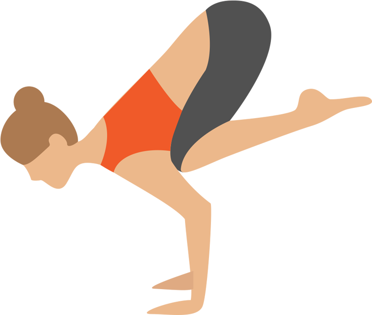 The Crow Pose - Asana (1000x1000)