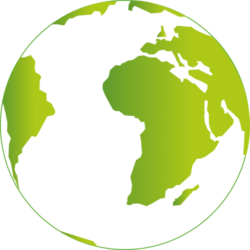 Vector - Transparent Green Earth Png (500x501)