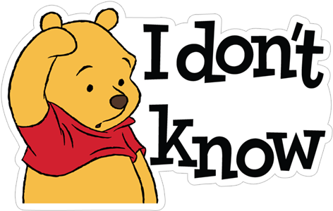 I Dont Know Idk - Cartoon (490x317)