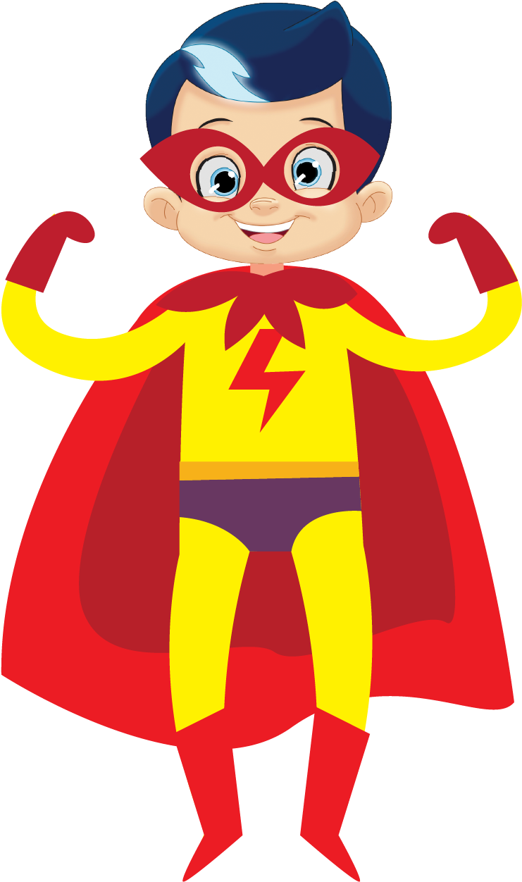 Superheroes Never Give Up - Cartoon (1046x1379)