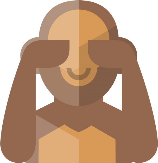 Monkey See No Evil Emoji - Illustration (866x650)