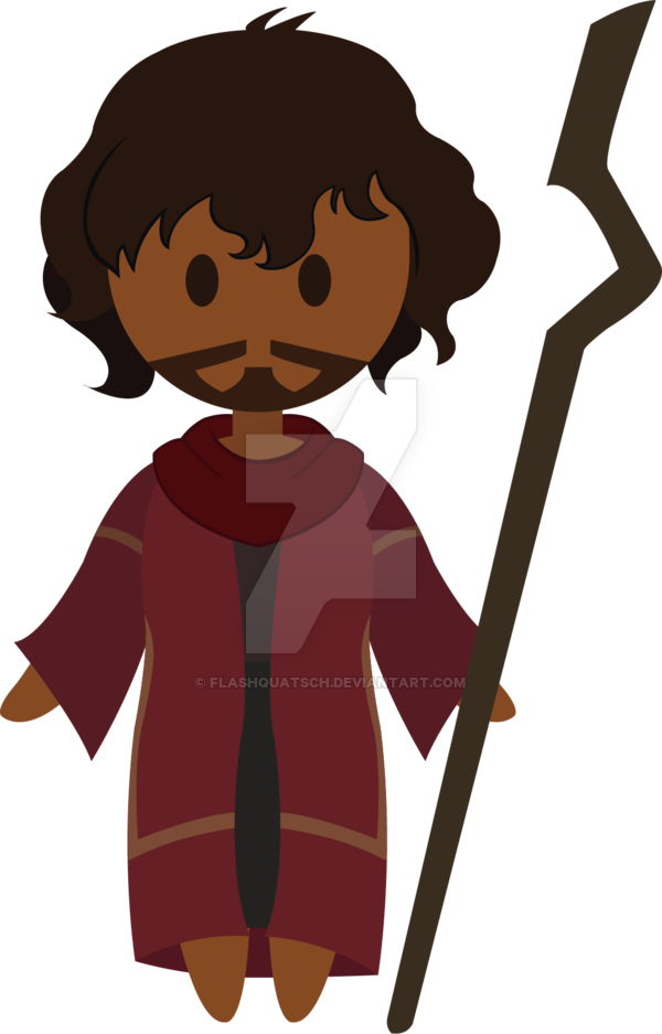 Chibi Moses By Flashquatsch On Deviantart - Cartoon (600x937)