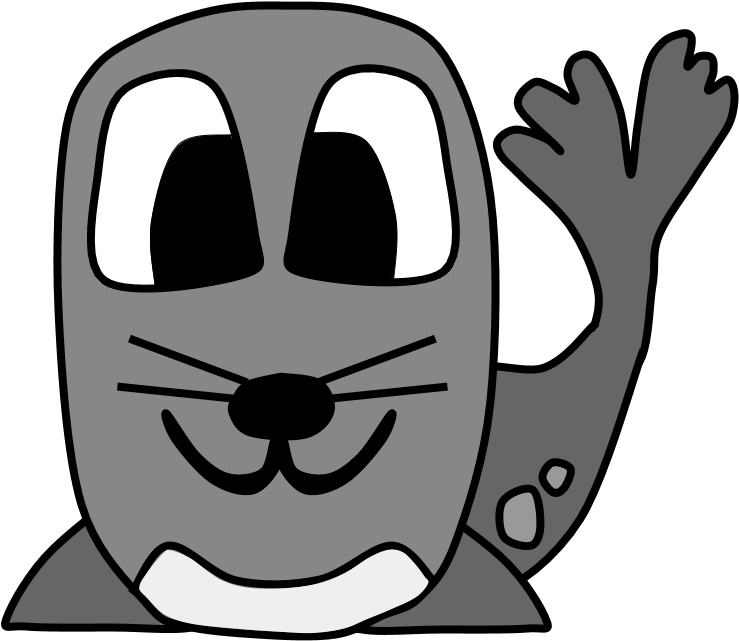 Seals - Cartoon (816x1056)