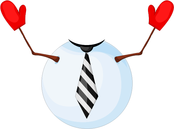 D - Transparent Snowman Body (650x700)