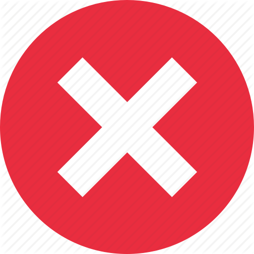 Delete Png - Red X In Circle (512x512)