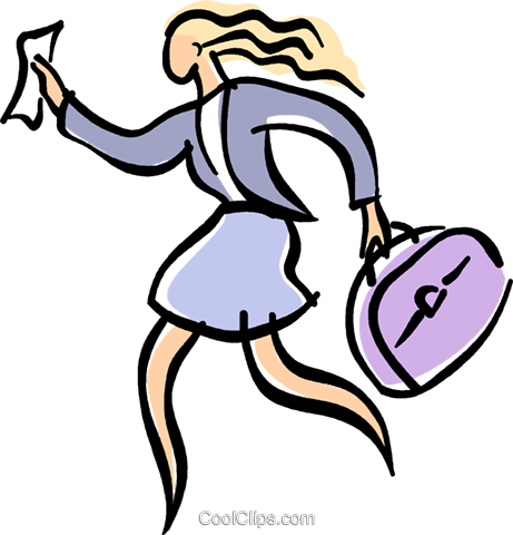 Mujer Con Maletas Corriendo (461x480)