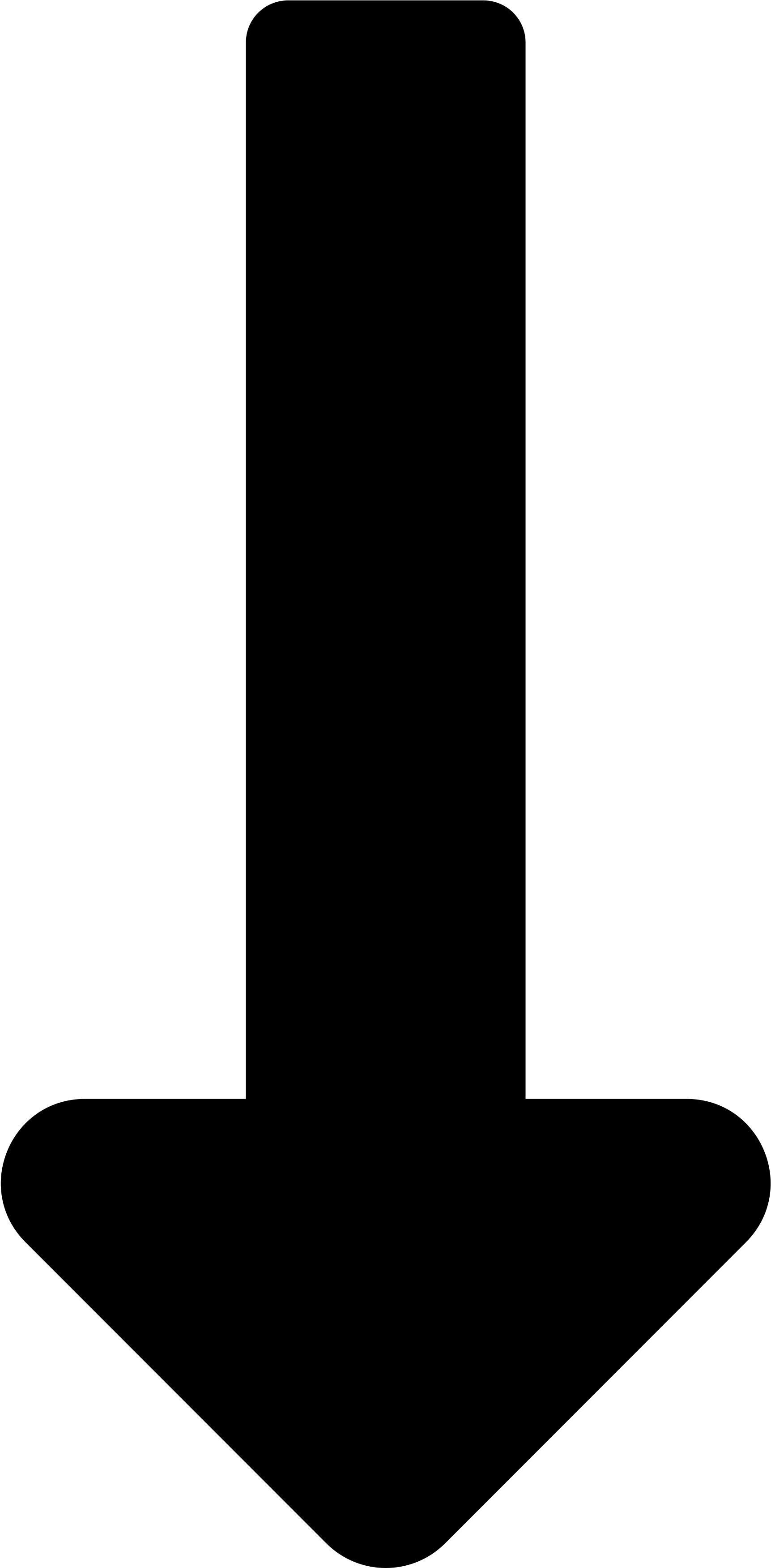 Long Arrow Png - Vertical Arrow Down (2000x4000)