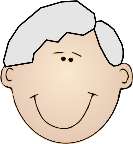 Clip Art Boy Face (582x596)