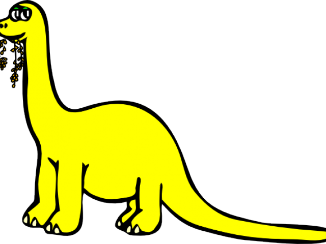 Coloring Cartoon Brontosaurus (640x480)