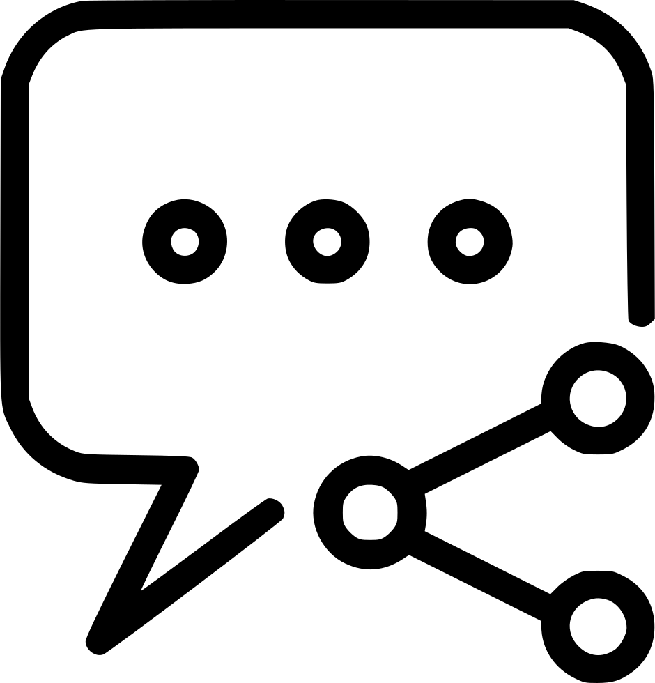 Share Conversation Comments - Transparent Connectivity Icon Png (940x980)