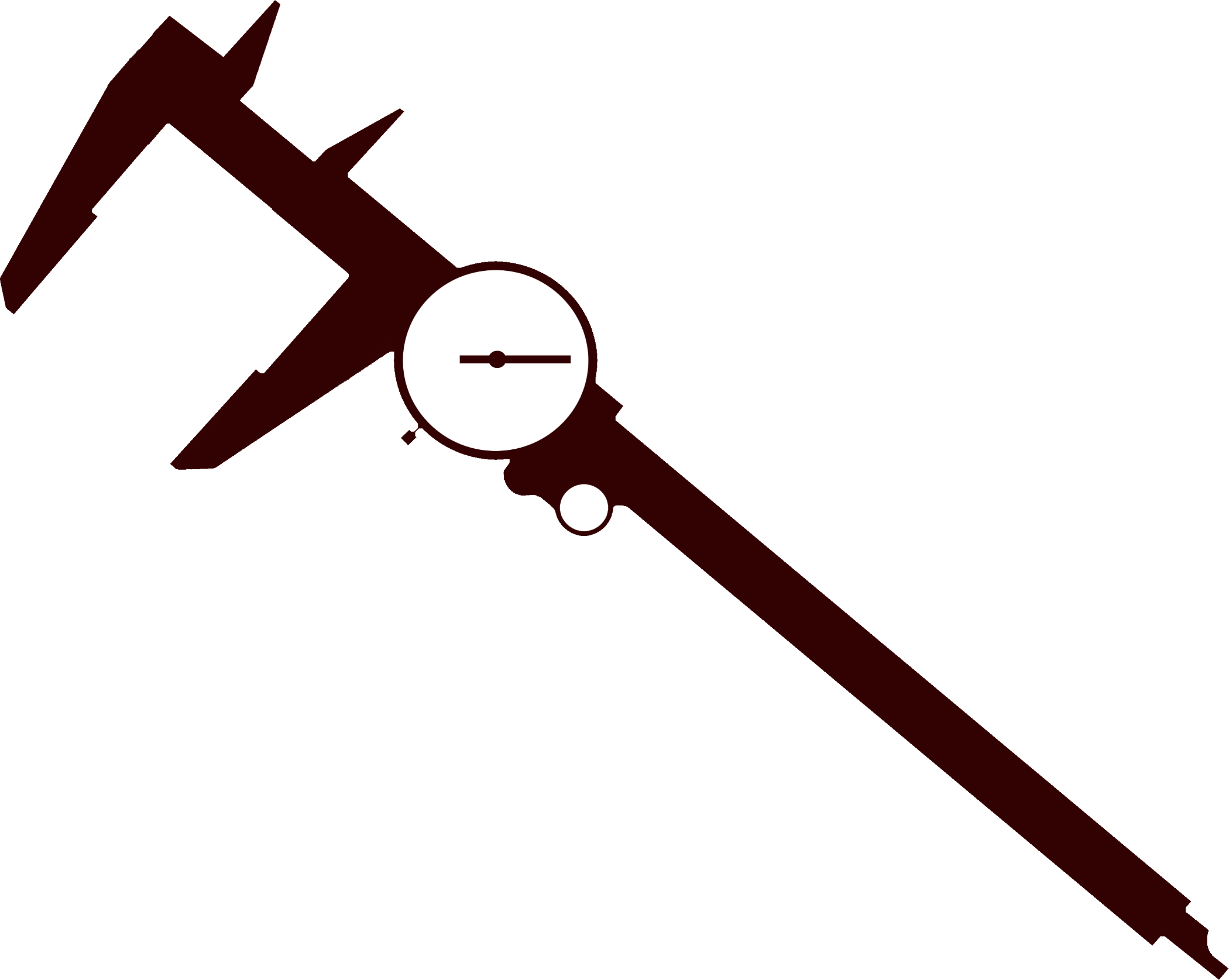 Big Image - Caliper Tool Clip Art (2100x1675)