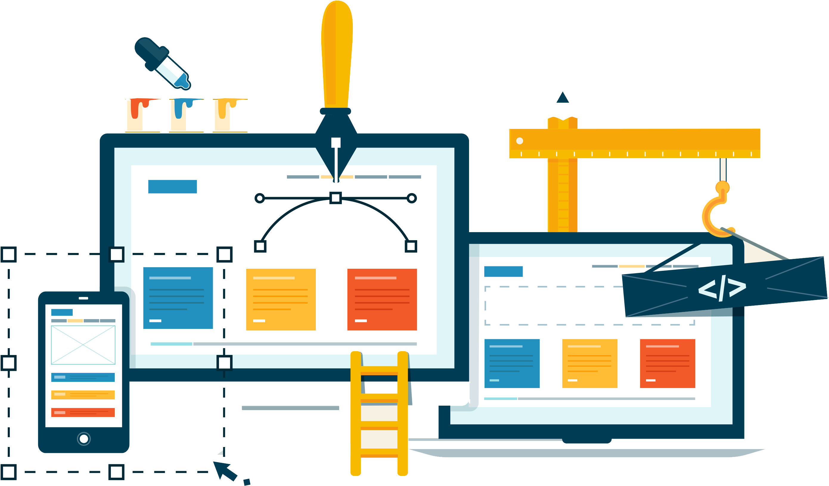 Web Development Clipart Free Website - Web Development (2859x1716)