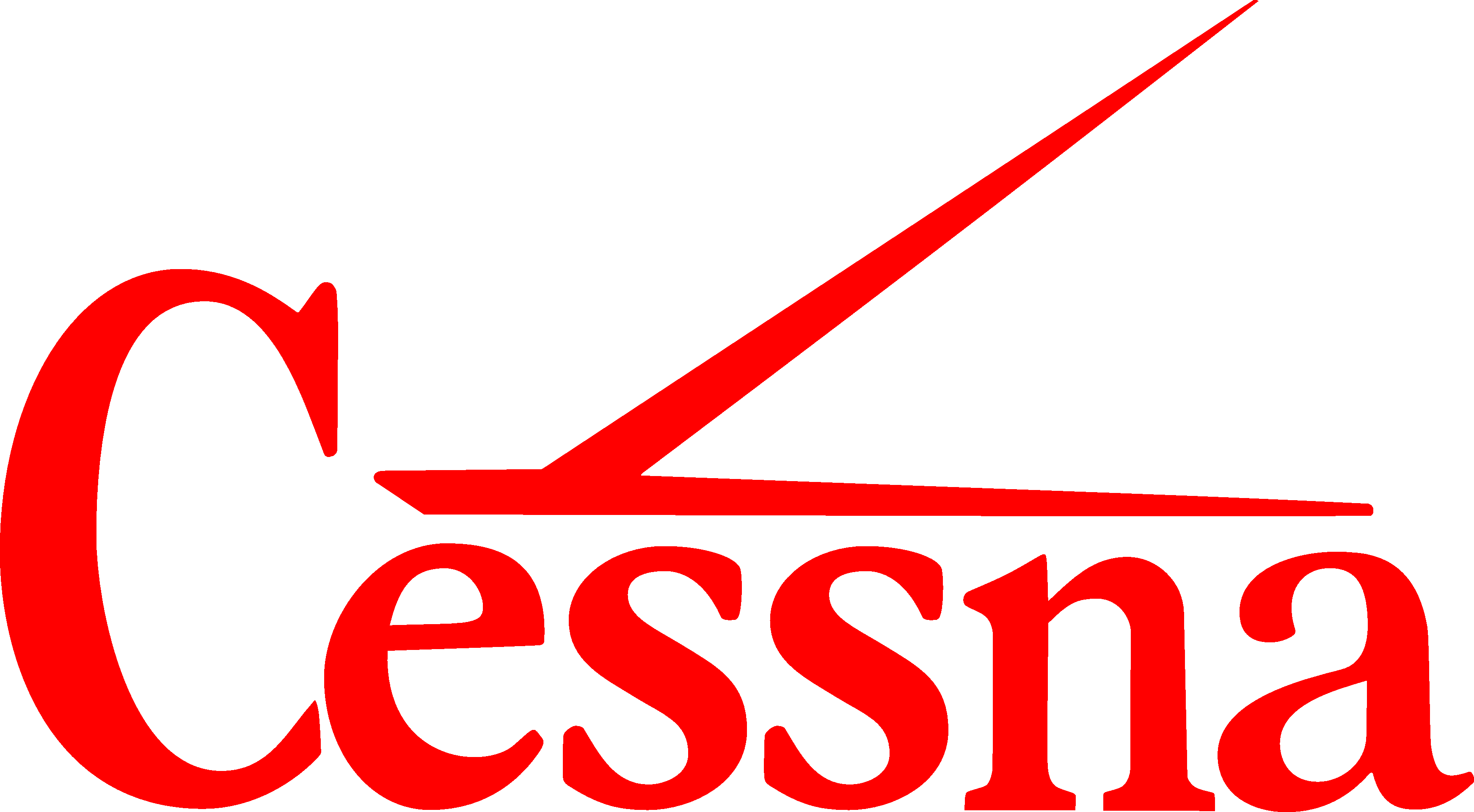 Cessna Wing Left 600dpi Red Transp - Cessna 185 Logo (3483x1919)