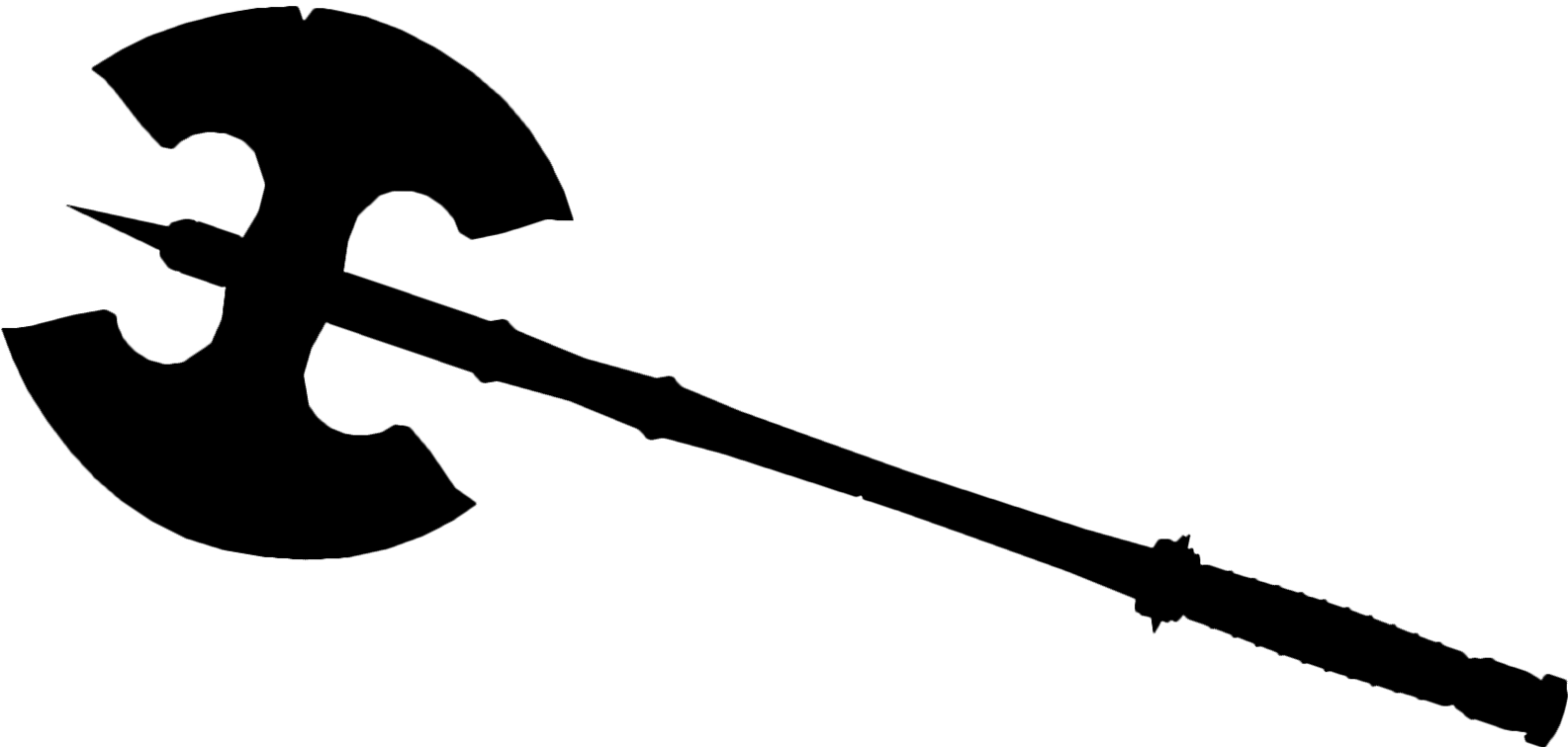 Weapon Silhouette - Pollaxe (1585x756)