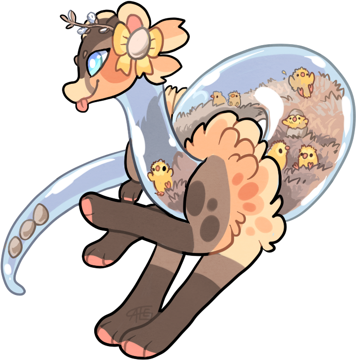 72 Easter Terradragon - Griffsnuff Terradragon (763x766)