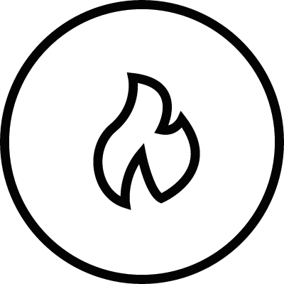 Bonfire Zone Vector - Circle (400x400)