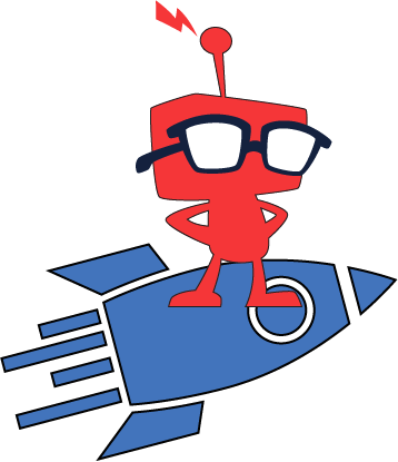 Thekidstv - Geek Robot Logo (358x415)
