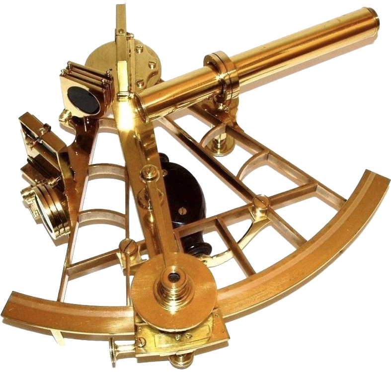 Sextant Gold Clipart - Scale Model (848x774)
