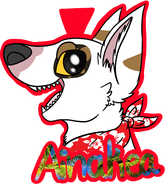 Aloha My Brudduh - Cartoon (532x591)