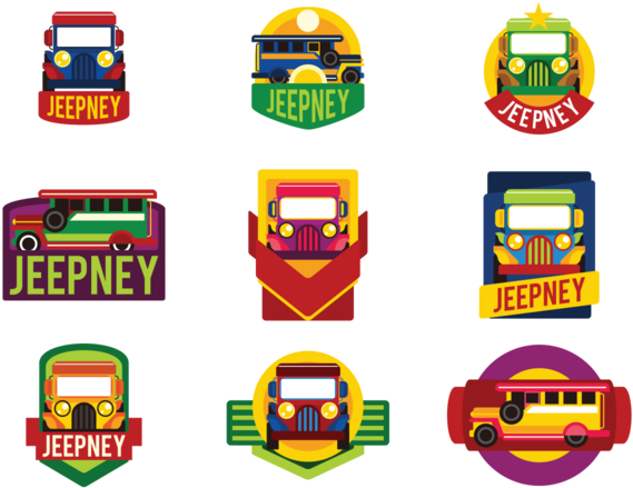 Jeepney Labels Vector - Jeepney Vector (700x490)