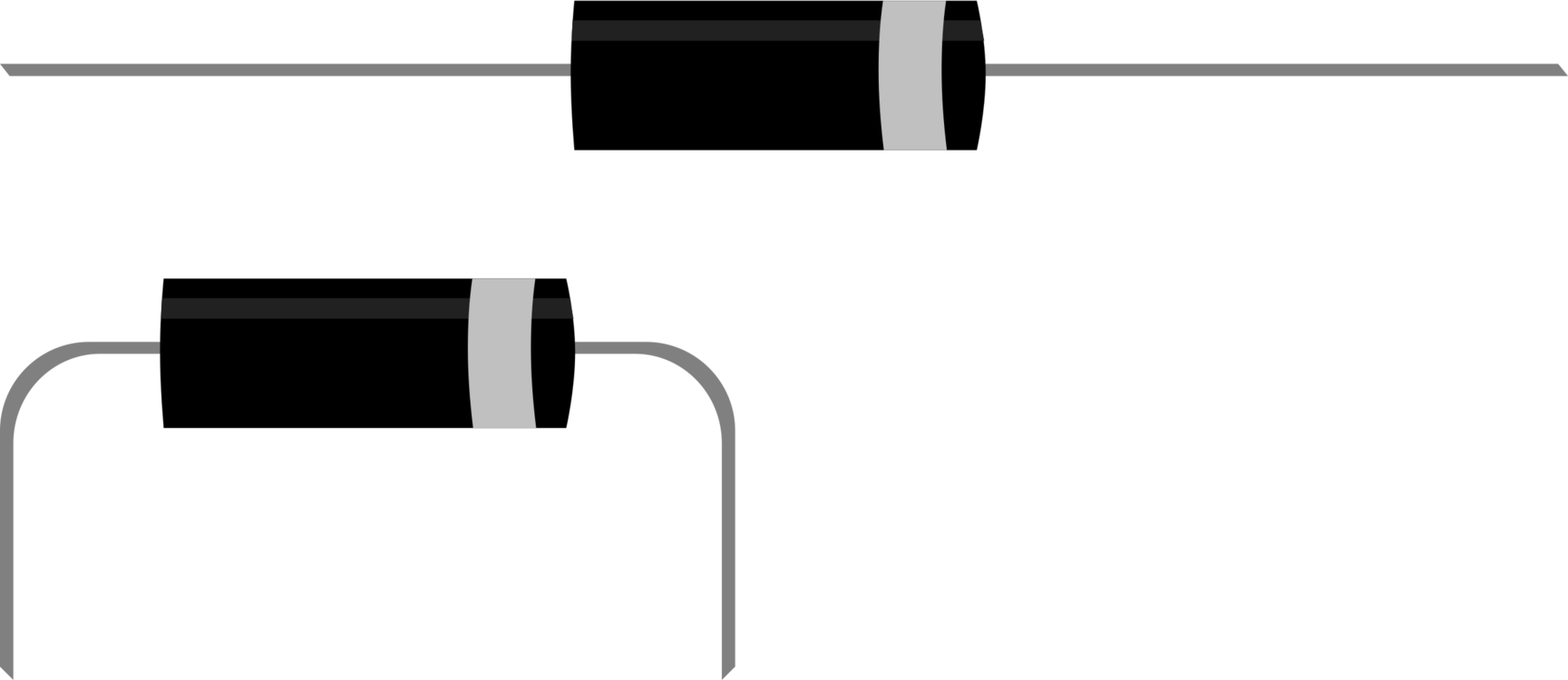 Light-emitting Diode Electronic Component Electronics - Diode Clipart (1729x750)