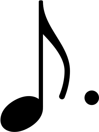 Dotted Eighth Note Symbol (514x600)