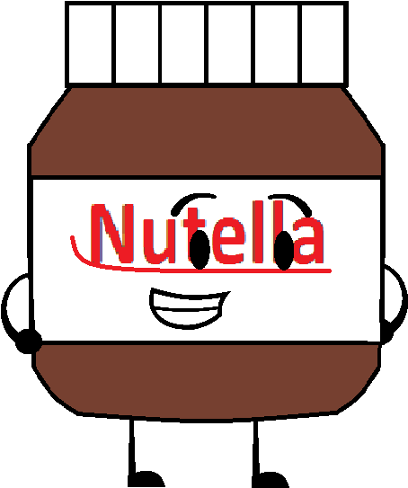Nutella Clipart Transparent - Bfdi Nutella (542x556)