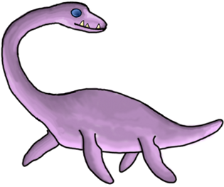 Cute Cartoon Sea Monster (369x480)